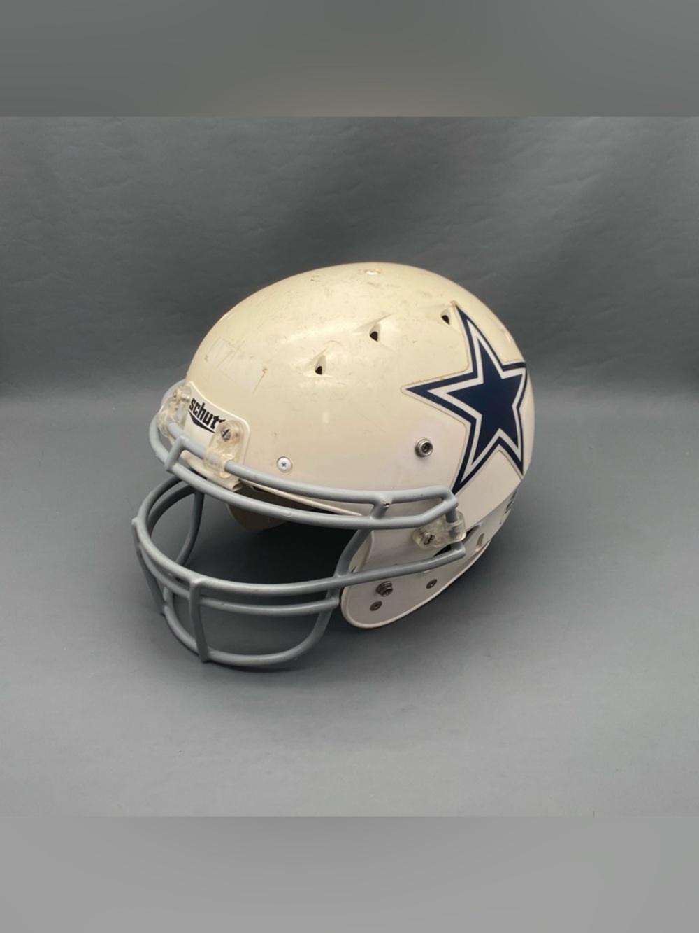 Schutt Youth Recruit Hybrid Football Helmet Small White Dallas Cowboys Star